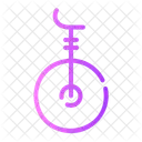Unicycle Bike Balance Icon