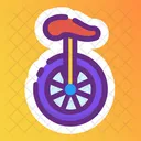 Unicycle Monocycle One Wheel Cycle Icône