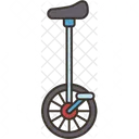 Unicycle Monocycle Circus Cycle Icon