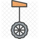 Unicycle Seat Wheel Icon