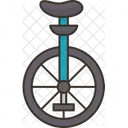 Unicycle Bike Balance Icon
