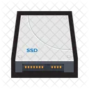 Unidad De Estado Solido Ssd Disco Duro Icono