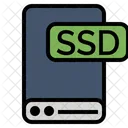 Unidad De Estado Solido Ssd Computadora Icono