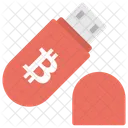 Unidad flash bitcoin  Icono