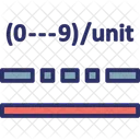 Unidades De Digitos Digitos Numeros Icon