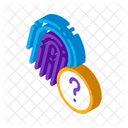 Unidentified Fingerprint  Icon