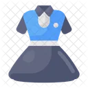 Uniform Frock Woman Dress Womenswear Icon
