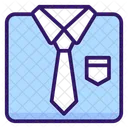 Uniform Shirt Tie Icon