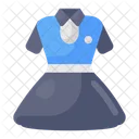 Uniformkleid Damenkleid Damenbekleidung Symbol