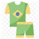 Uniforme de futbol  Icono