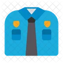 Uniforme De Policia Cabeza Ley Icon