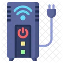 Uninterrupted Power Supply Wireless Wifi Icon