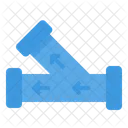 Cruce Agua Sistema Icono
