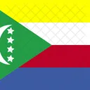 Union Of The Comoros Flag Country Icon