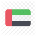 United Arab Emirates Flag Country Icon