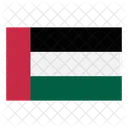 United Arab Emirates Flag Nation Icon