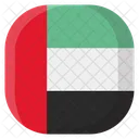 United Arab Emirates Flag Country Icon