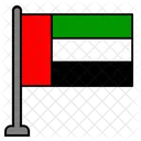 United Emirates Arab Country Flag Flag Icon