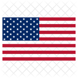 United States flag Icon - Download in Flat Style