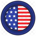 Flag Usa United States Icon