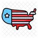 United States Usa Map Icon