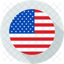 United States Of America Usa United Stated Of America Icon