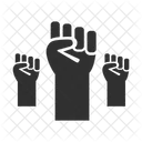 Unity Protest Fists Icon