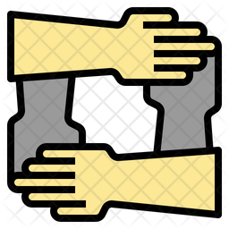 Unity Icon - Download in Colored Outline Style