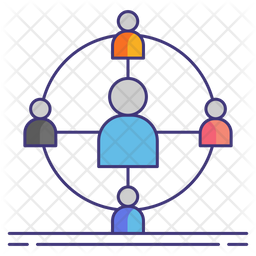 Unity Icon - Download in Colored Outline Style