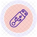 Universal Serial Bus Line Icon Icon