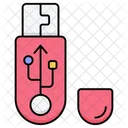 Universal Serial Bus Flash Drive Data Storage Icon