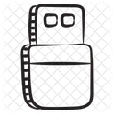Universal Serial Port Data Usb External Storage Icon