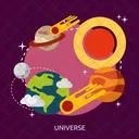 Universe Space Science Icon