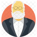 Professor Avatar Lehrer Symbol