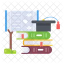 University Books Graduation Books Academic Books Icon