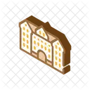 University Building Isometric Icon