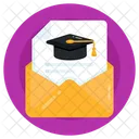 University Mail Academic Mail Graduation Mail Icon