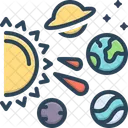 Universo Cosmos Galaxia Icono