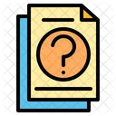 Unknown File No Data Unknown Question Question Mark Icon