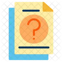 Unknown File No Data Unknown Question Question Mark Icon