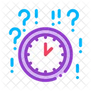 Clock Question Time Icon