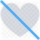 Unlike Love Heart Icon