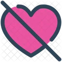 Unlike Love Heart Icon