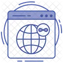 Bandwidth Unlimited Domain Data Domain Icon