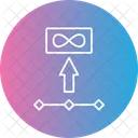 Unlimited Storage Cloud Computing Icon