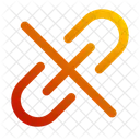 Unlink Hyperlink Chain Icon