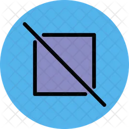 Unlink Shape  Icon