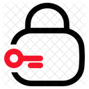 Unlock Padlock Key Icon