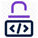 Unlock Coding Security Icon