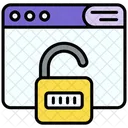 Unlock Security Lock Icon